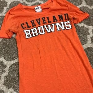 PINK CLEVELAND BROWNS T-SHIRT 💥 LAST CHANCE 💥